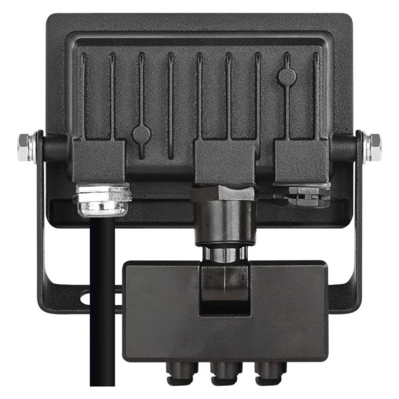 LED reflektor TAMBO EVO se senzorem pohybu, 10 W, 1000 lm, IP65, černý
