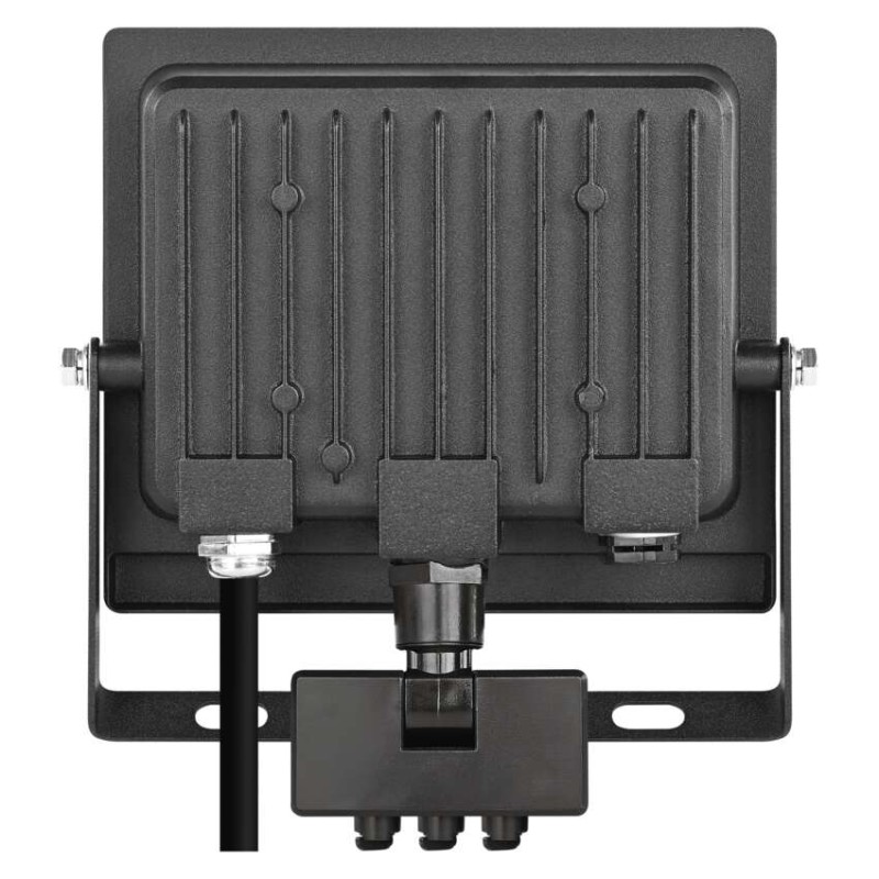 LED reflektor TAMBO EVO se senzorem pohybu, 30 W, 3000 lm, IP65, černý
