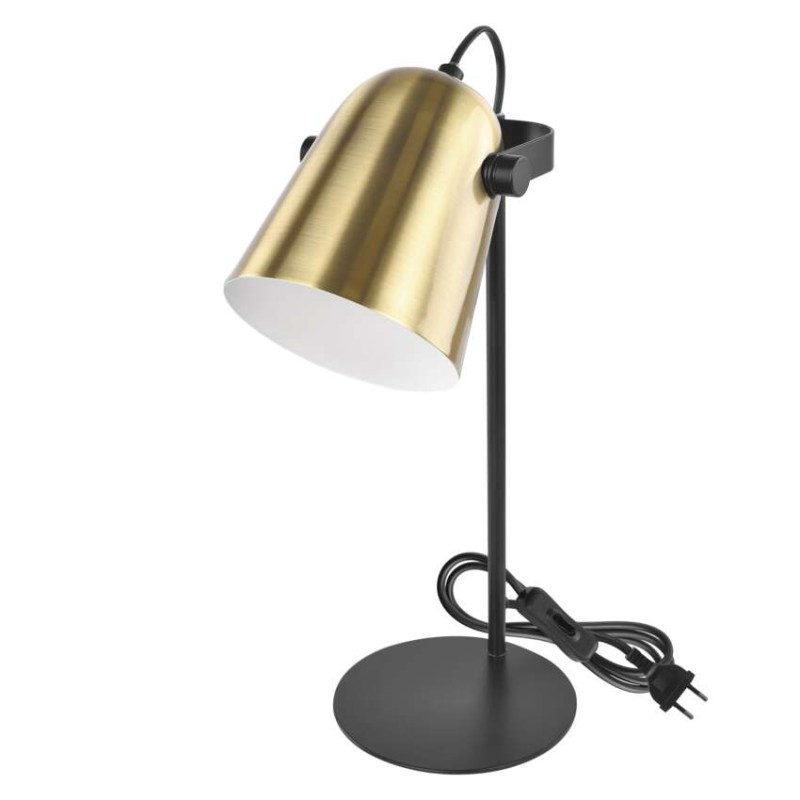 Stolní lampa NINA na žárovku E27, zlatá