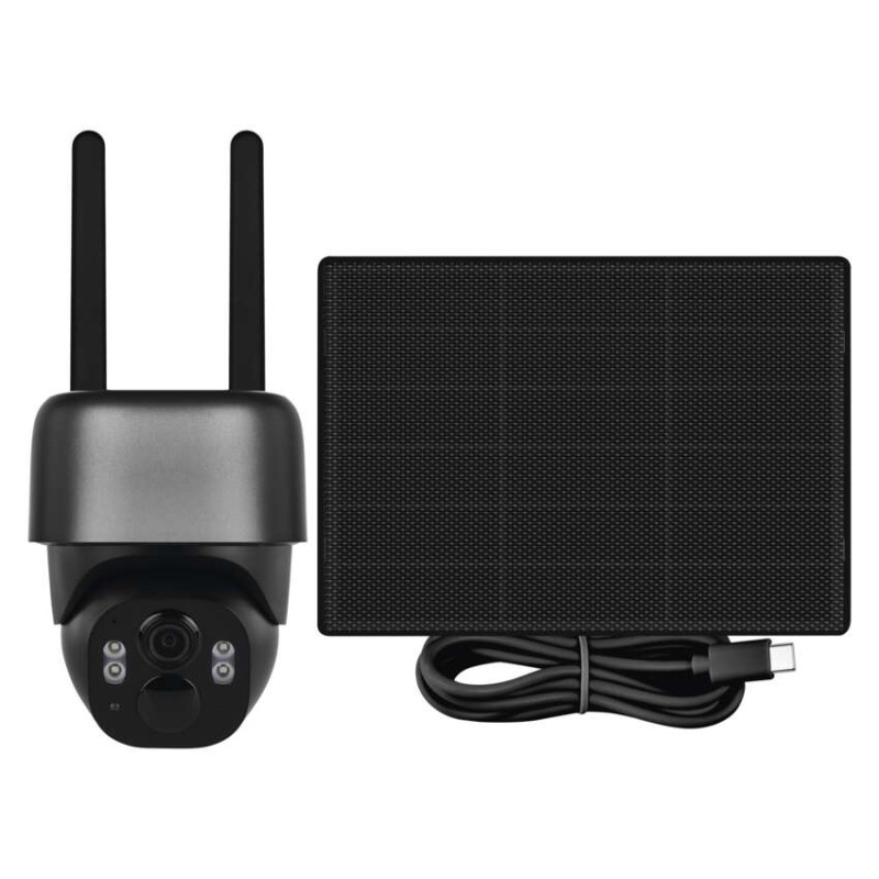 GoSmart Venkovní bateriová kamera IP-6100G HAWK s 4G LTE a solárním panelem