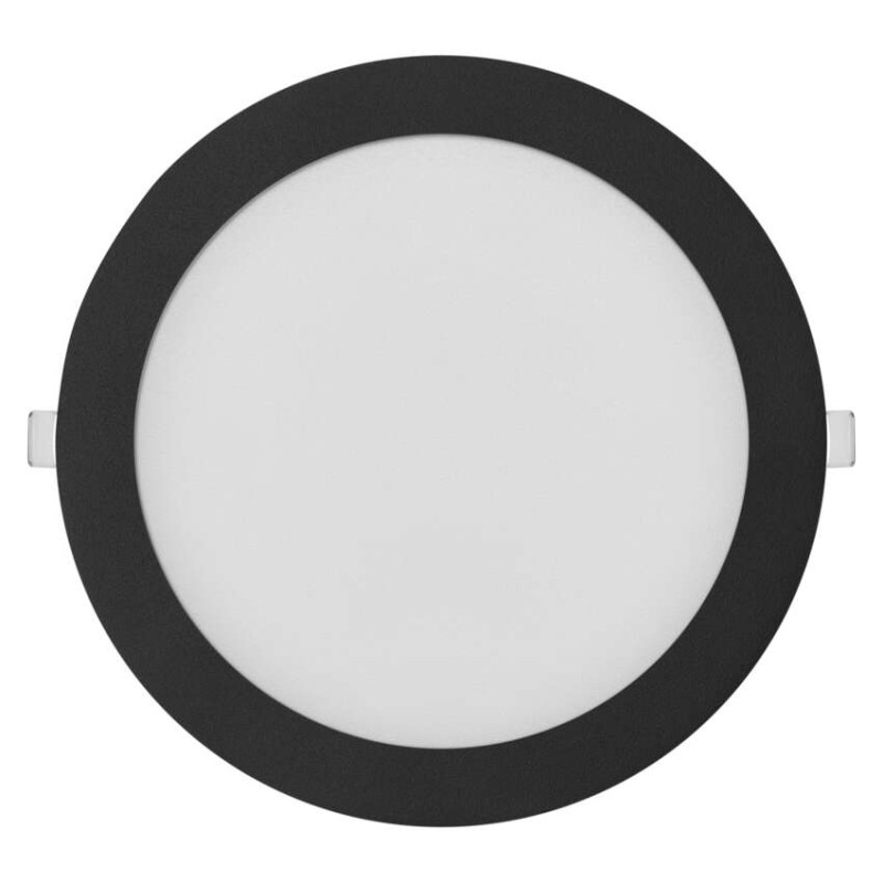 LED vestavné svítidlo NEXXO, kruhové, černé, 18W, se změnou CCT