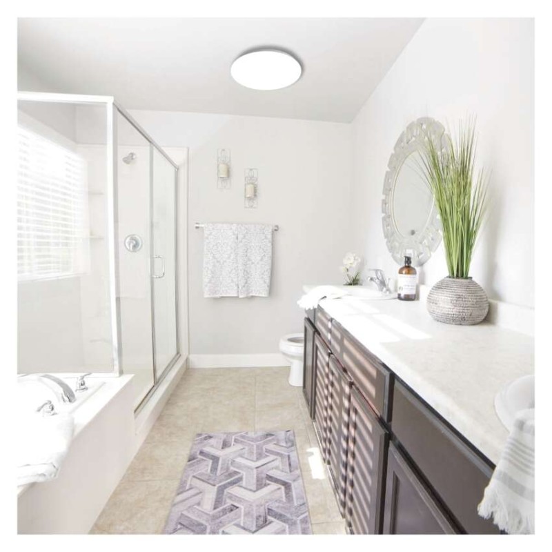 LED přisazené svítidlo FIONI, kruhové bílé 12W neutrální b., IP44