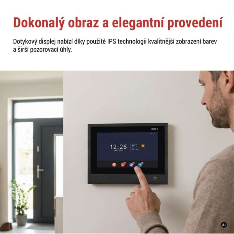 GoSmart Přídavný monitor IP880B 2WIRE domácího videotelefonu IP880A 2WIRE
