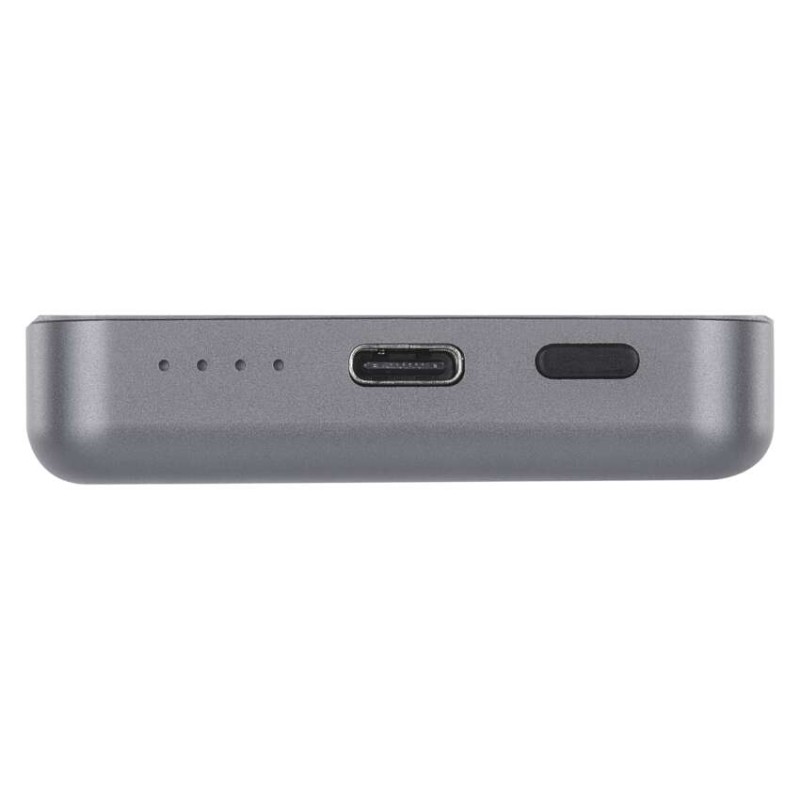 Powerbanka EMOS WI 522, 5 000 mAh, 20 W+Wireless, šedá