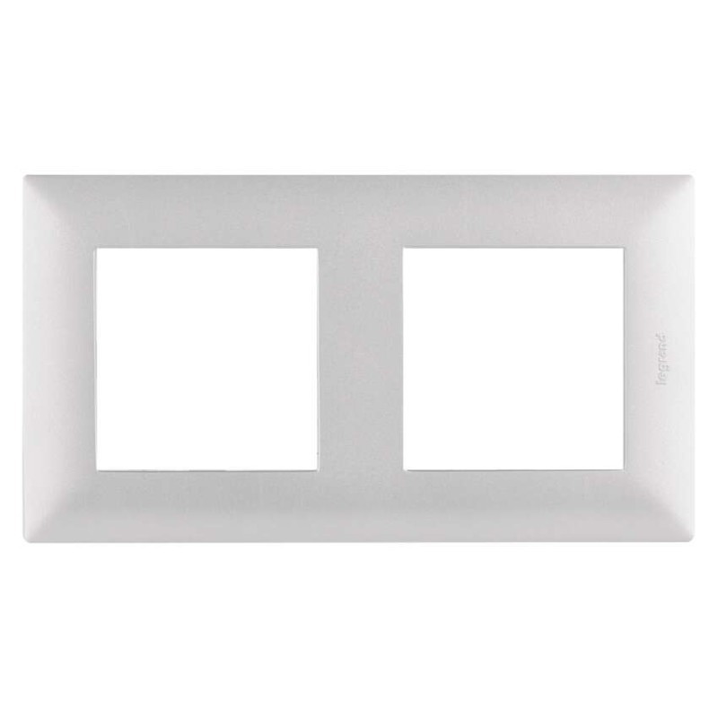 Legrand Nil. Step rámeček dvojnásobný hliník