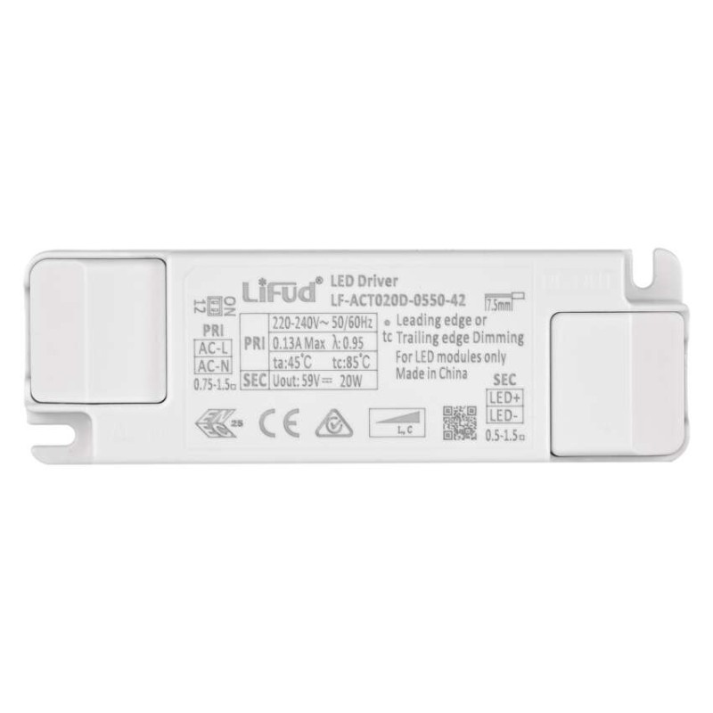 Triakově stmívatelný driver pro LED svítidla 550mA 20W