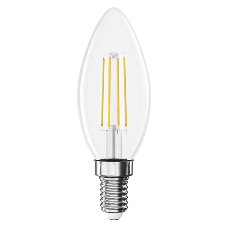 LED žárovka Filament svíčka / E14 / 1,8 W (25 W) / 250 lm / teplá bílá