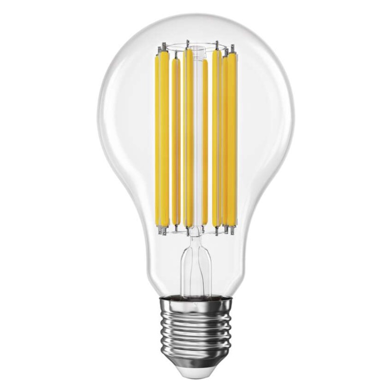 LED žárovka Filament A70 / E27 / 18 W (150 W) / 2452 lm / neutrální bílá