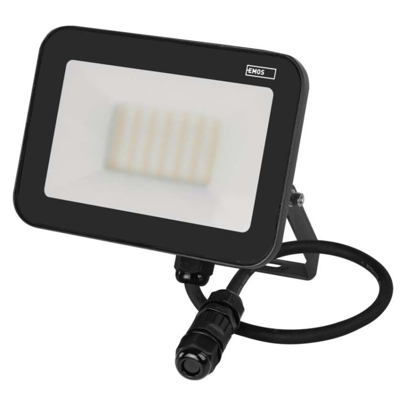LED reflektor INOVO 30 W, šedý, neutrální bílá