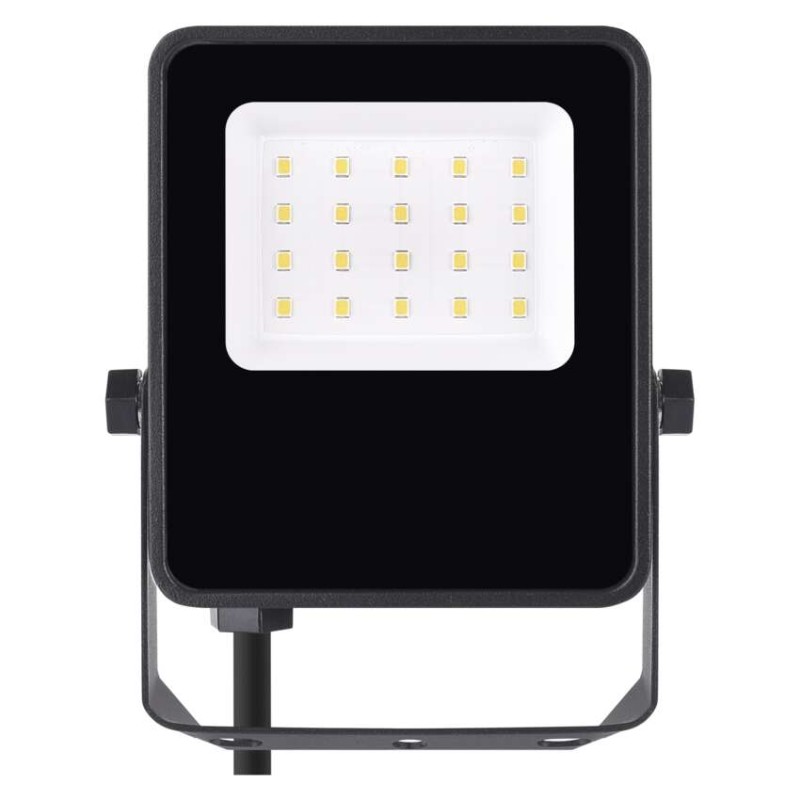 LED reflektor VISIO, 10 W, černý, neutrální bílá