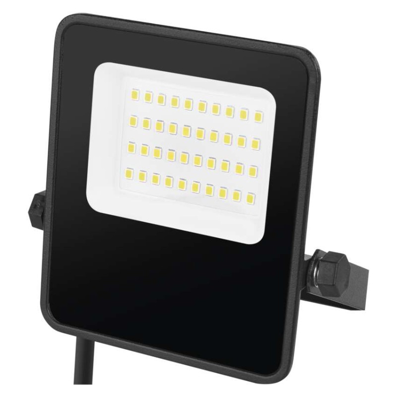 LED reflektor VISIO, 20 W, černý, neutrální bílá