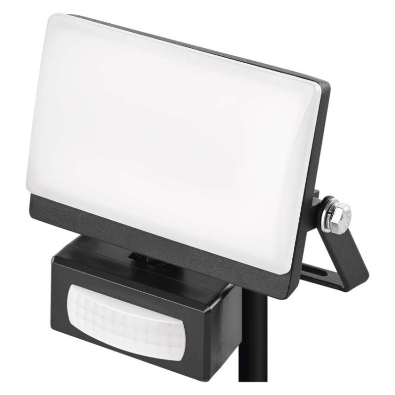 LED reflektor TAMBO EVO se senzorem pohybu, 10 W, 1000 lm, IP44, černý