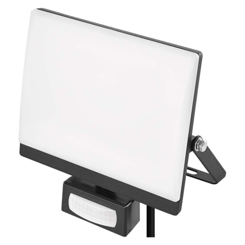 LED reflektor TAMBO EVO se senzorem pohybu, 30 W, 3000 lm, IP44, černý
