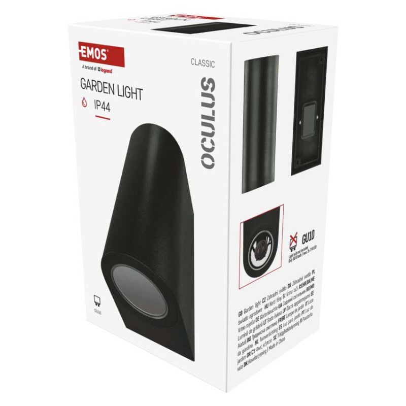 LED zahradní nástěnné svítidlo, 8,8 x 6,7 x 15,3 cm, 2 x GU10, 35 W