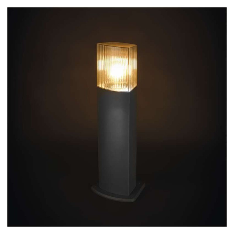LED zahradní sloupkové svítidlo, 15,3 x 13,3 x 45 cm, 1 x E27, 25 W