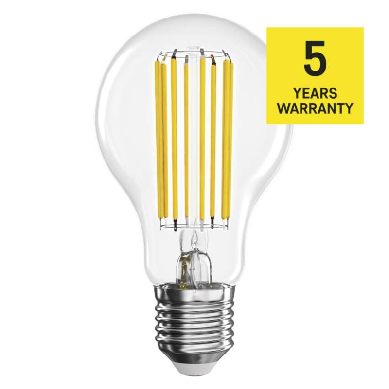 LED žárovka Filament A70 / E27 / 11.6 W (150 W) / 2 452 lm / teplá bílá / A CLASS