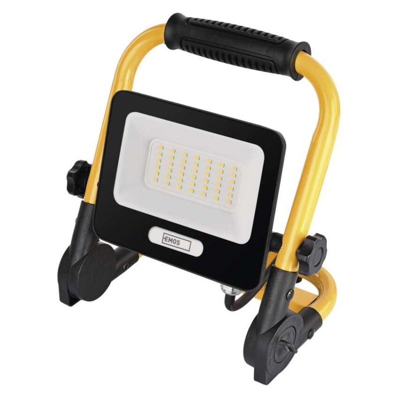 LED reflektor GLARO 30W, žluto-černý, IP65, 3000 lm, neutrální bílá
