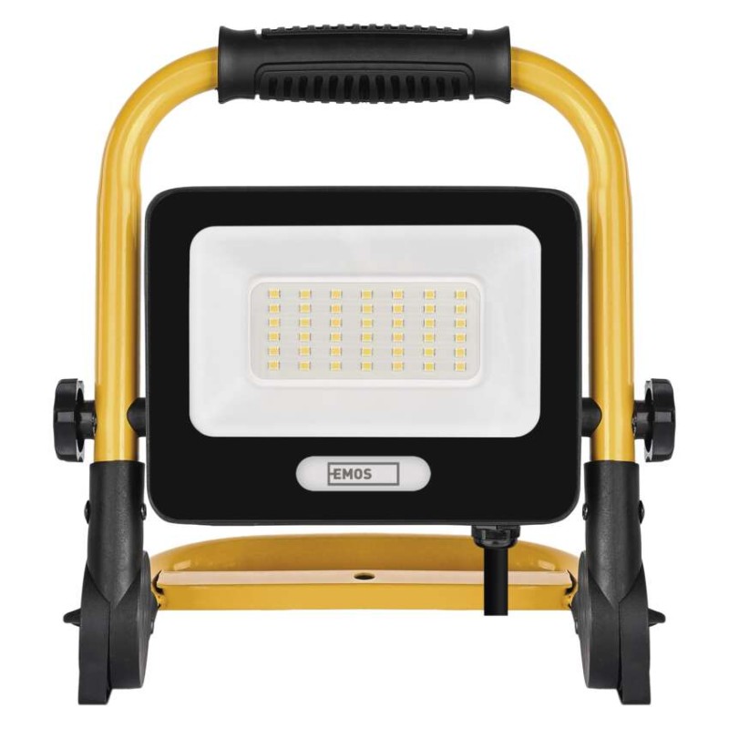 LED reflektor GLARO 30W, žluto-černý, IP65, 3000 lm, neutrální bílá