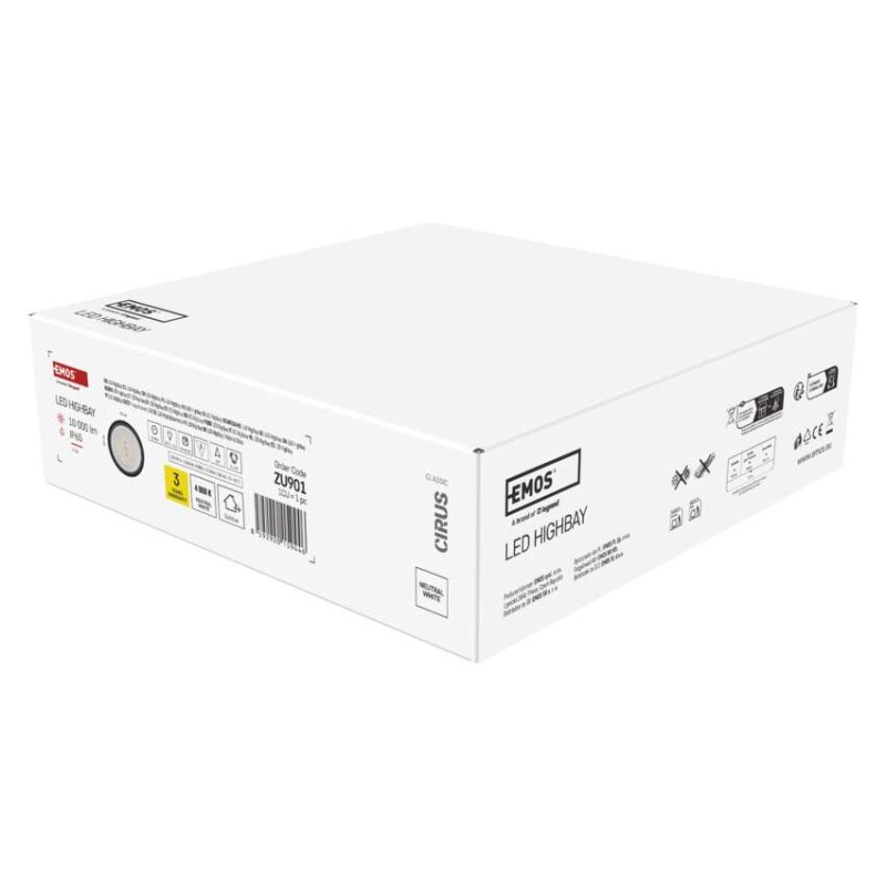 LED průmyslové závěsné svítidlo HIGHBAY CIRUS 77W