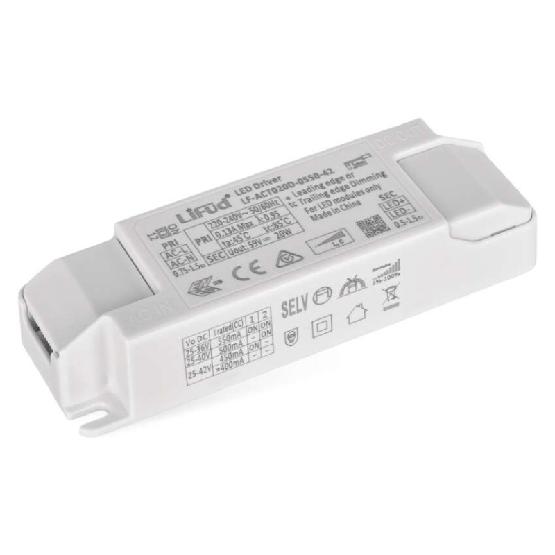 Triakově stmívatelný driver pro LED svítidla 550mA 20W