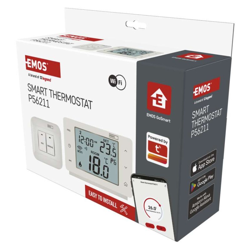 GoSmart Bezdrátový pokojový termostat P56211 s wifi