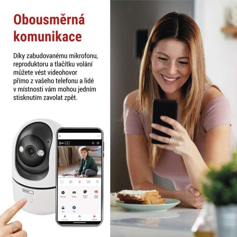 GoSmart Vnitřní otočná kamera IP-220G s WiFi