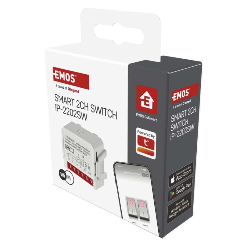 GoSmart modul spínací IP-2202SW, WiFi, 2-kanálový