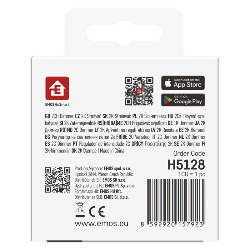 GoSmart modul stmívací IP-2212DW, WiFi, 2-kanálový