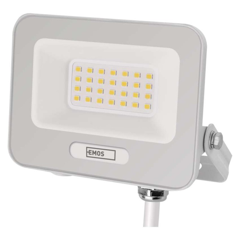 LED reflektor GLARO 20W, bílý, IP65, 2000 lm, neutrální bílá