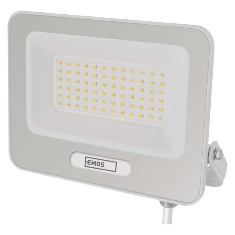 LED reflektor GLARO 50W, bílý, IP65, 5000 lm, neutrální bílá