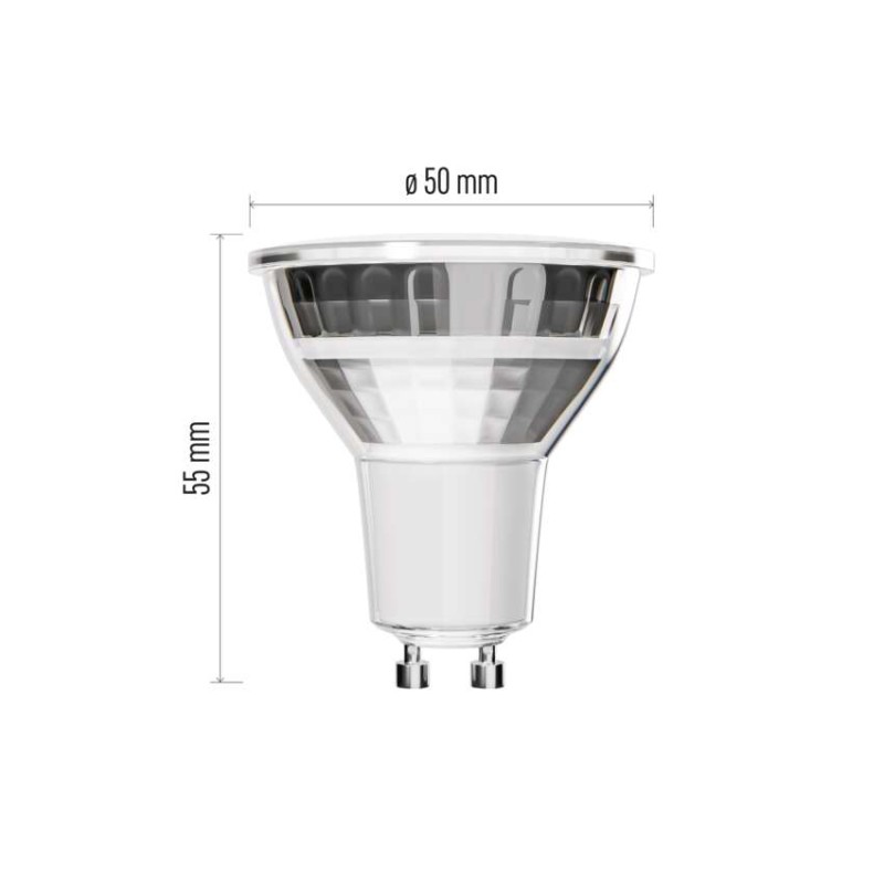 LED žárovka Classic MR16 bílá / GU10 / 2.5 W (32 W) / 345 lm / neutrální bílá