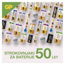 Baterija GP gumbna alkalna LR44 A76F 10 blister