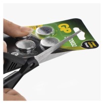 Lithiová knoflíková baterie GP CR2032, 4 ks + bezp. nálepky