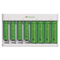 GP Akkumulátor töltő Eco E811 + 4× AA 2100 + 4× AAA