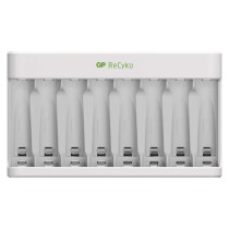 GP Akkumulátor töltő Eco E811 + 4× AA 2100 + 4× AAA