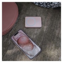 Powerbanka EMOS WI 522, 5 000 mAh, 20 W+Wireless, lososová