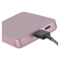 Powerbanka EMOS WI 522, 5 000 mAh, 20 W+Wireless, lososová