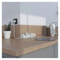 Legrand prodlužovací kabel 1 m / 4 zásuvky / bílá-černá / PVC / 1,5 mm2