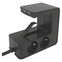 Legrand prodlužovací kabel 1,5 m / 4 zásuvky / s USB / černá / PVC / 1,5 mm2