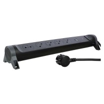 Legrand přepěťová ochrana – 5 zásuvek 1,5m, černá