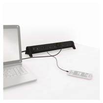 Legrand přepěťová ochrana – 5 zásuvek 1,5m, černá