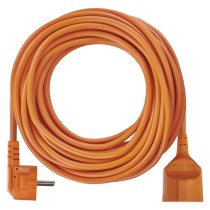 Pagarinātājs, 20 m / 1 kontaktligzda / oranžs / PVH / 250 V / 1 mm2