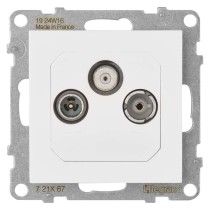 Legrand Suno zásuvka TV-RD-SAT, bílá 