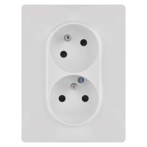 Legrand Valena Life zásuvka dvojnásobná, bílá
