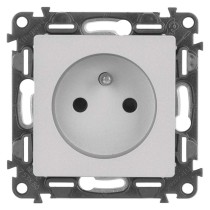 Legrand Valena Life zásuvka jednonásobná, hliníková