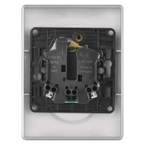 Legrand Valena Life zásuvka dvojnásobná, hliníková