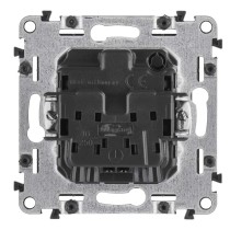 Legrand Valena Life zásuvka jednonásobná, černá