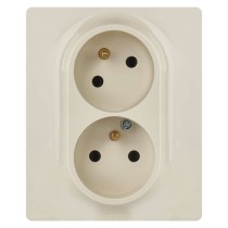 Legrand Niloé zásuvka dvojnásobná, béžová