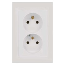 Legrand Valena zásuvka dvojnásobná, bílá
