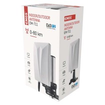 Antena uniwersalna EM-711, 0–80 km, DVB-T2, DAB, FM, filtr LTE/4G